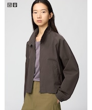 コットンブレンドショートブルゾン