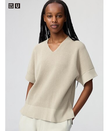 Vネックセーター