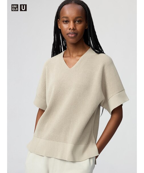 Vネックセーター