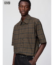 ボクシーシャツ/チェック