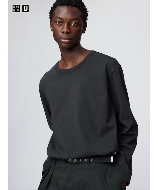 ウォッシュコットンクルーネックTシャツ