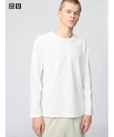 ウォッシュコットンクルーネックTシャツ