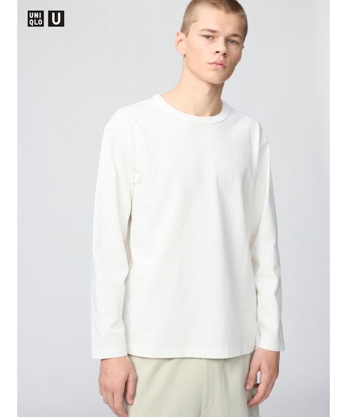 ウォッシュコットンクルーネックTシャツ