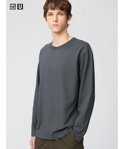 ウォッシュコットンクルーネックTシャツ