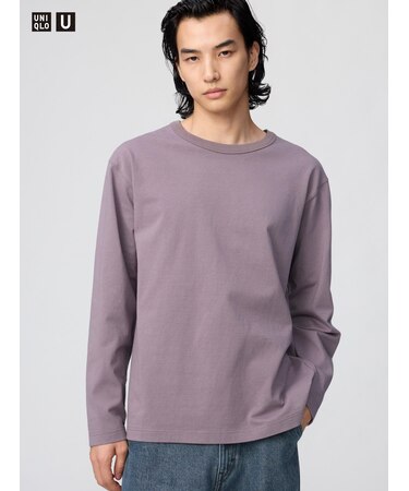 ウォッシュコットンクルーネックTシャツ