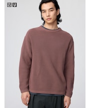 クルーネックセーター