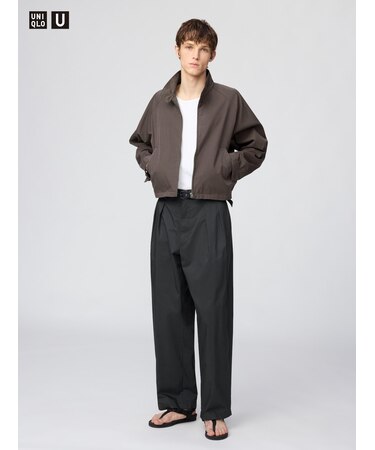 タックワイドパンツ