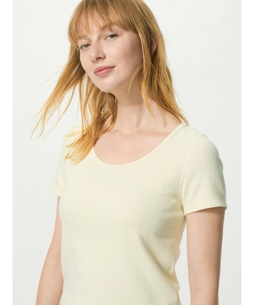 ポインテールラウンドネックミニT