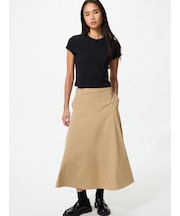 コットンナイロンサーキュラースカート