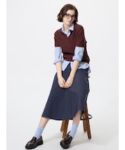 コットンナイロンサーキュラースカート