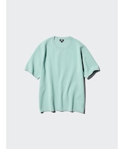 ウォッシャブルミラノリブニットTシャツ