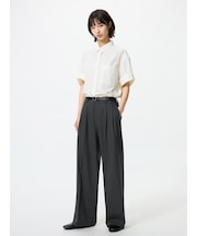 スマートワイドストレートパンツ