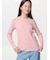 GIRLS リブクルーネックTシャツ