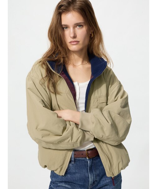 フリーススタンドブルゾン