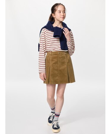GIRLS コーデュロイミニスコート