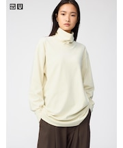 タートルネックロングT