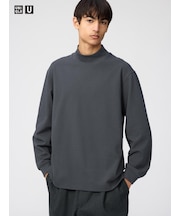 モックネックTシャツ