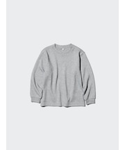 ソフトニットフリースクルーネックTシャツ