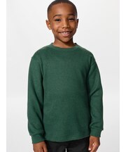 ソフトニットフリースクルーネックTシャツ