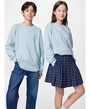 ソフトニットフリースクルーネックTシャツ
