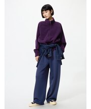 ウォームボアスウェットワイドパンツ