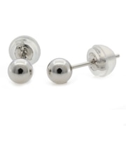 【新品】 Pt900 ピアス 丸玉 4ｍｍ ボール Pt900プラチナ シルバー レディース