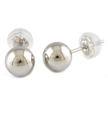 【新品】 Pt900 ピアス 丸玉 6ｍｍ ボール Pt900プラチナ シルバー レディース