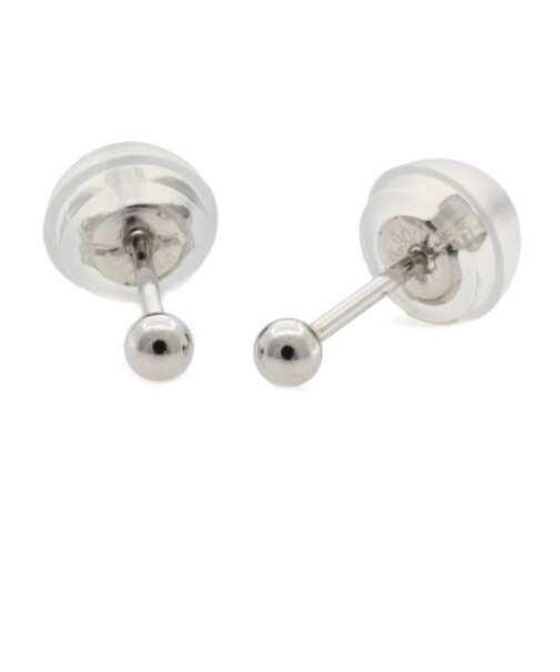 【新品】 Pt900 ピアス 丸玉 2ｍｍ ボール Pt900プラチナ シルバー レディース