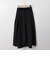 ウエストリブフレアシルエットスカート[41415122]natural mist
