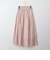 ウエストリブフレアシルエットスカート[41415122]natural mist