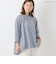 ギンガムチェックスモックブラウス[61713448]natural mist