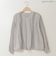 【洗える】アイレット刺繍ライトブルゾン[41714288]natural mist