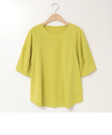 【UVケア】ラグランスリーブカットソー[41411288]natural mist