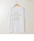 カラフルボタン&ロゴ刺繍Tシャツ[30111311]natural mist