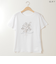 スパンコールアクセント刺繍Tシャツ[30111317]natural mist