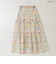 プリントレースティアードスカート  [41415154]natural mist
