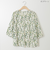 ボタニカルプリントブラウス  [41413488]natural mist