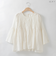 ステッチ刺繍コットンブラウス  [41713468]natural mist