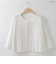 アイレットレースボレロブラウス  [41713469]natural mist