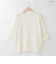 七分丈ベーシックニットプルオーバー  [41412464]natural mist