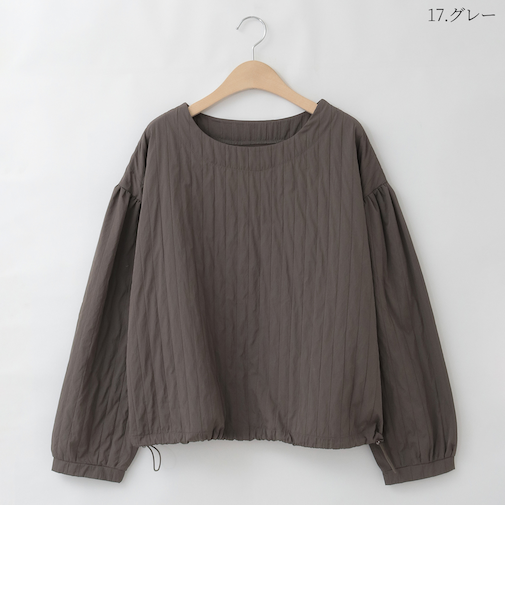 ドロストデザインプルオーバー  [41413574]natural mist