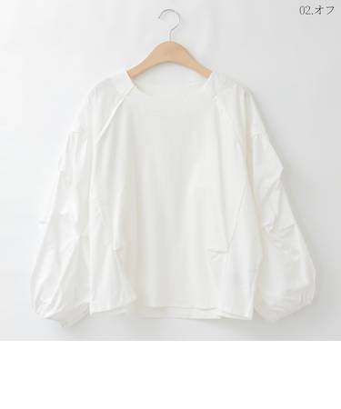 タックデザインラグランカットソー  [41413578]natural mist