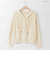 ワッフルニットフーディーカーディガン  [41412463]natural mist