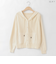 ワッフルニットフーディーカーディガン  [41412463]natural mist
