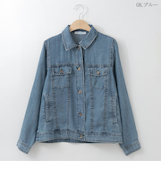 【洗える】シルキーリヨセルデニムシャツ  [61214401]natural mist