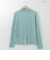 クシュクシュシアーハイネックトップ  [70211456]natural mist