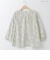 ボタニカルプリントコットンブラウス  [41413669]natural mist