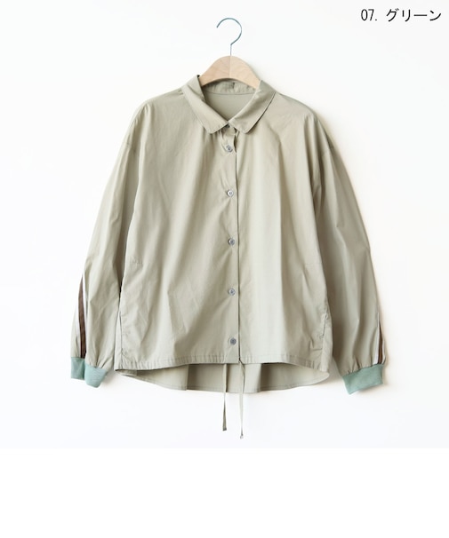 バックラインアクセントシャツ[61713707]naturalmist