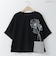 プリントフラワードルマンTシャツ  [22011464]natural mist