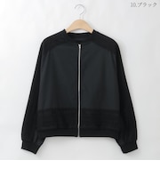 レースデザインコットンブルゾン  [30114410]natural mist